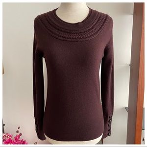 Burberry Cable Knit York Cashmere Sweater